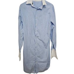 R13 Backwards Button up dress with French cuff